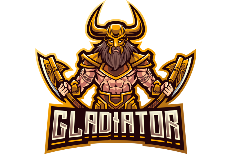 gladiator-esport-mascot-logo-design