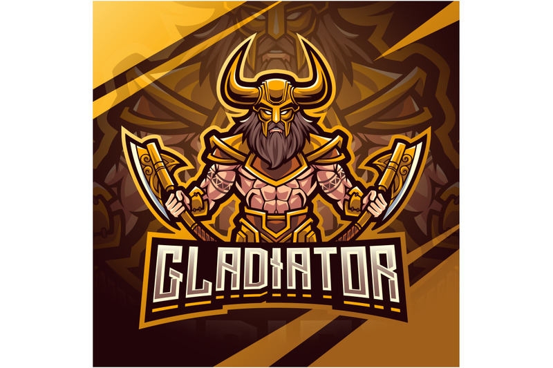 gladiator-esport-mascot-logo-design