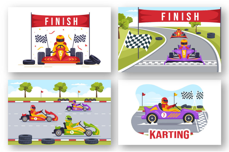 15-karting-sport-illustration