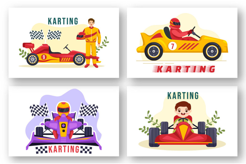 15-karting-sport-illustration