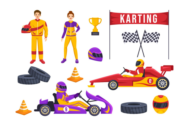 15-karting-sport-illustration