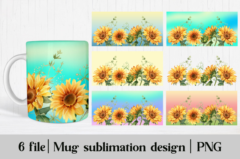 sunflower-mug-sublimation-mug-sublimation-wrap