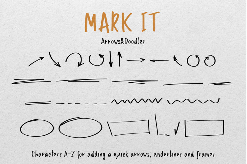 mark-it-handwritten-marker-font-arrows-extras