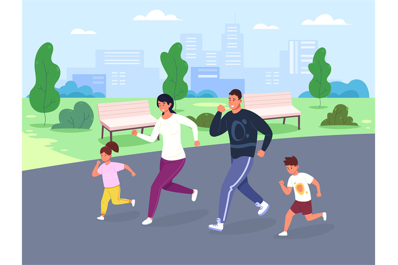 family-marathon-jogging-bonding-people-in-city-park-runner-health-li