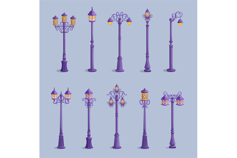 cartoon-lamp-post-outdoor-pole-street-light-old-vintage-streetlamp-e