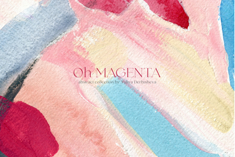 oh-viva-magenta-abstract-textures-watercolor-acrylic-digital-papers