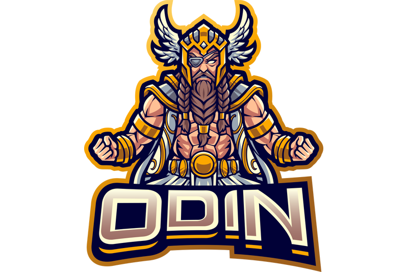 odin-esport-mascot-logo-design