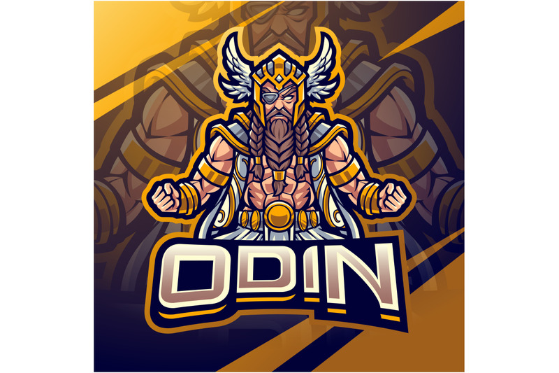 odin-esport-mascot-logo-design