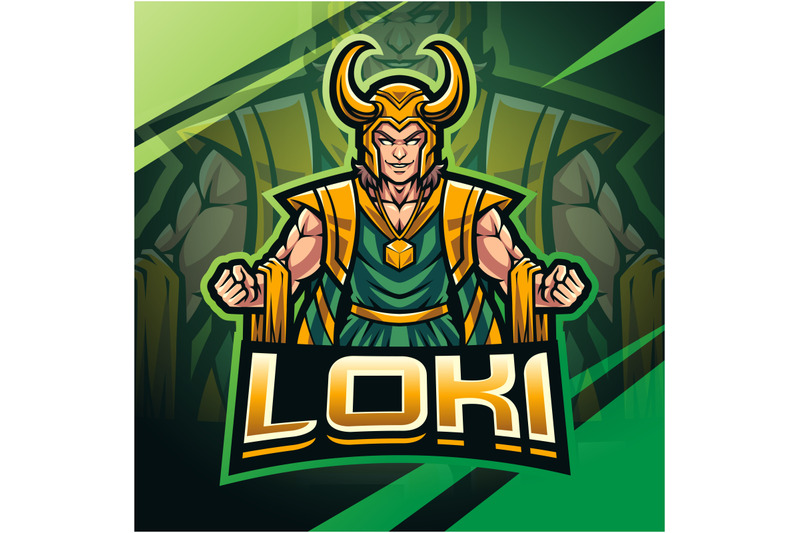 loki-esport-mascot-logo-design