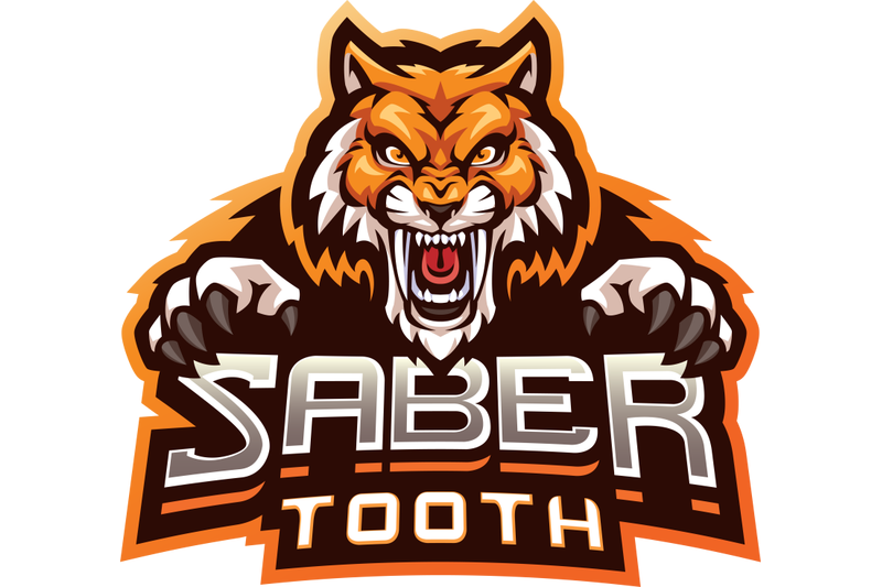 sabertooth-esport-mascot-logo-design