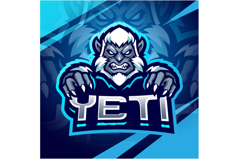 yeti-esport-mascot-logo-design