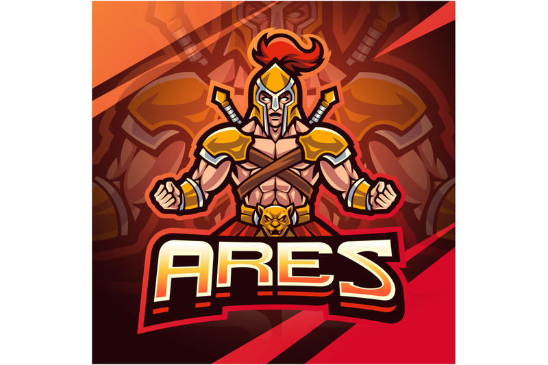 ares-esport-mascot-logo-design