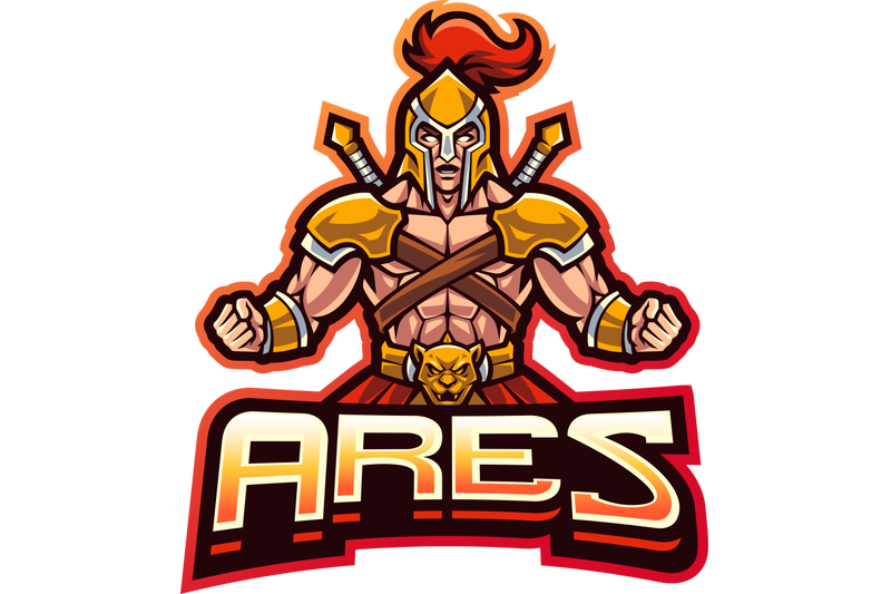 ares-esport-mascot-logo-design