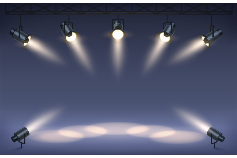 scene-with-stage-projectors-studio-podium-with-spotlights-shining-sc