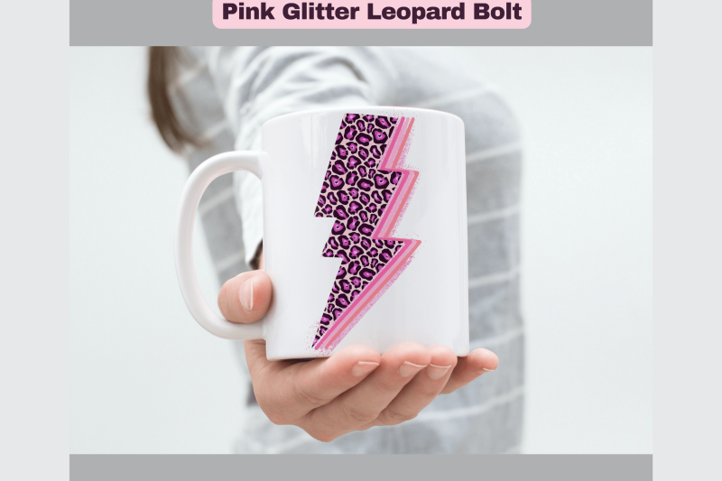 pink-glitter-leopard-lightning-bolt