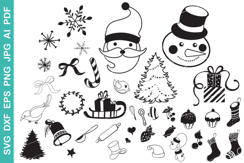 christmas-snowman-svg-bundle-santa-claus-svg-christmas-tree-svg