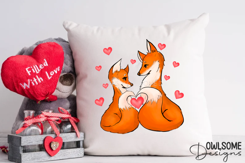 valentine-039-s-day-fox-couple-png-design