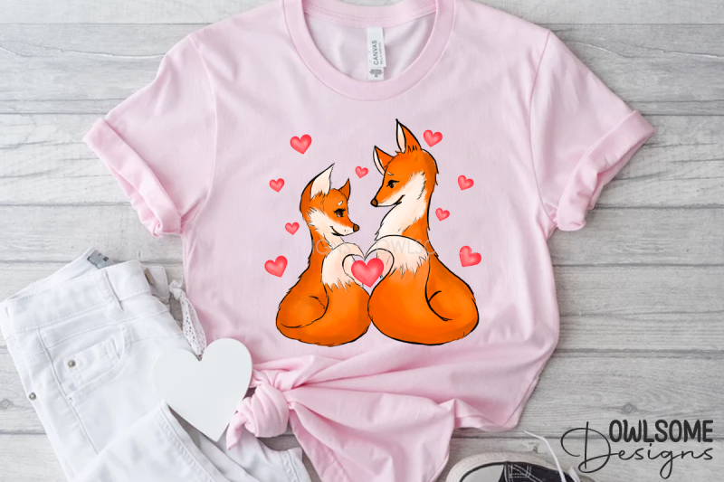 valentine-039-s-day-fox-couple-png-design