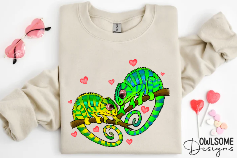 valentine-039-s-day-chameleon-couple-love