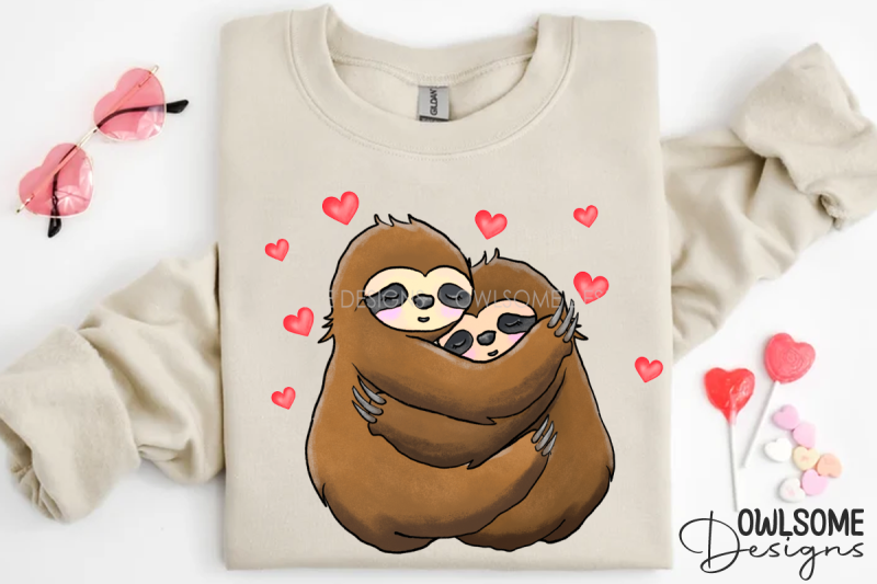 valentine-039-s-day-sloth-couple-love