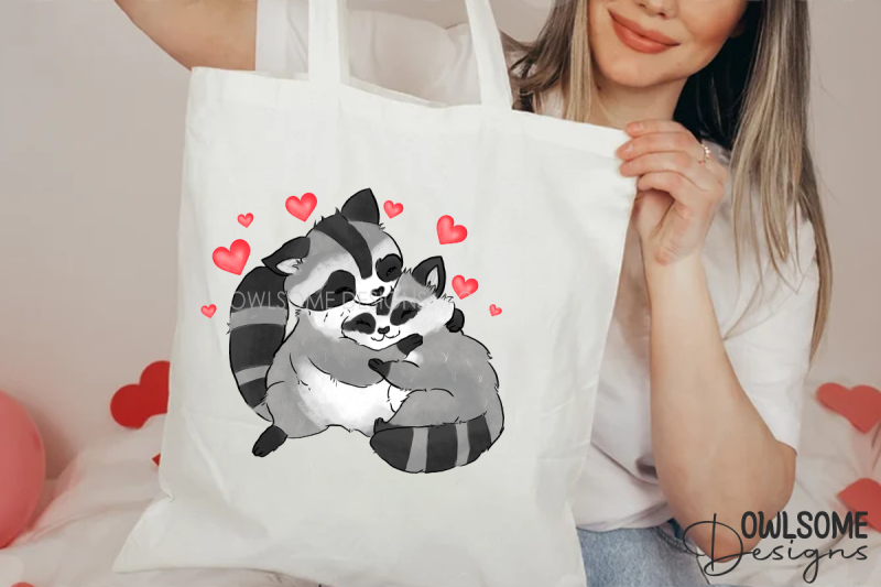 valentine-039-s-day-raccoon-couple-png-design