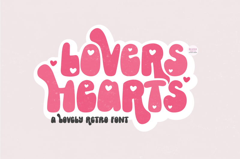lovers-hearts-retro-valentine-font