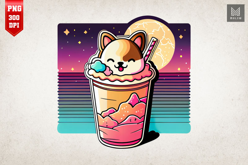 cute-shiba-inu-amp-strawberry-milkshake