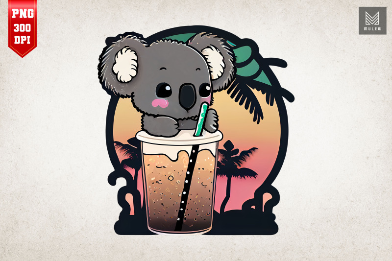 cute-koala-amp-soft-drink