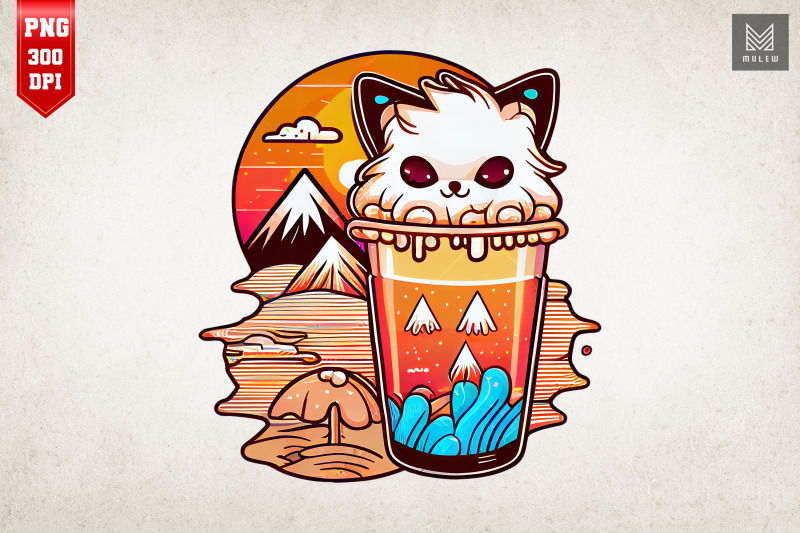 cute-cat-amp-soft-drink