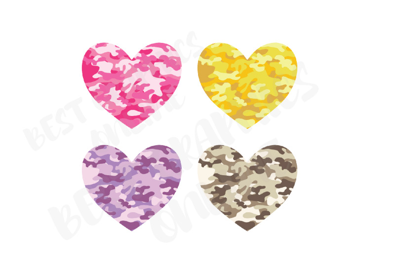camouflage-hearts-clipart-set-valentine-camo-heart-clip-art
