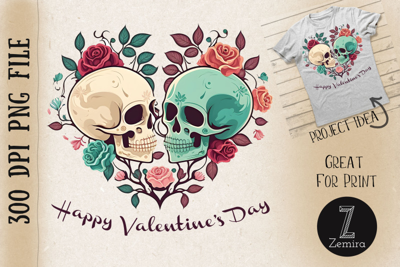 heart-happy-valentine-skull