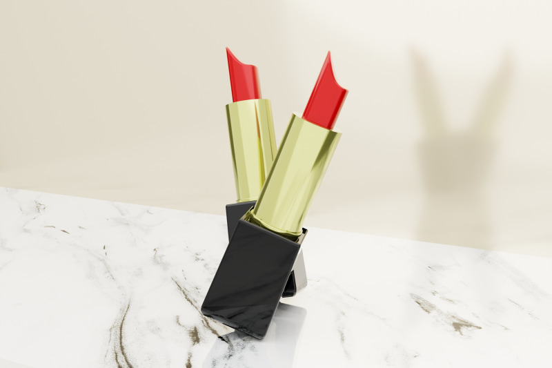 lipstick-3d-rendered-on-marble-background-3d-illustration-3d-render-i