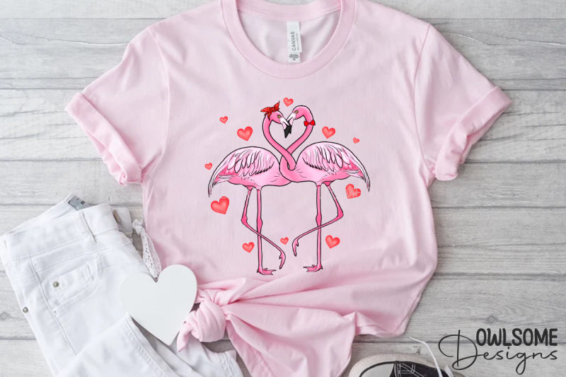 valentine-039-s-day-flamingo-couple-love-png-design