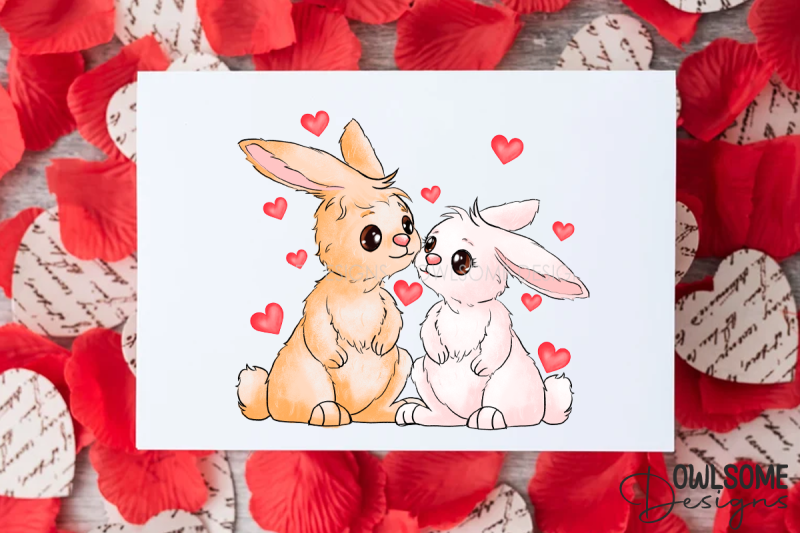 valentine-039-s-day-rabbit-couple-love-png