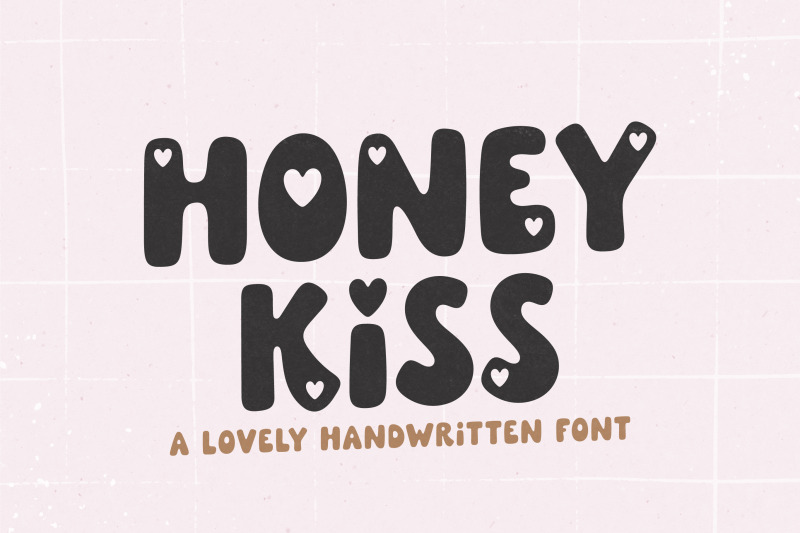 honey-kiss-valentine-039-s-day-font