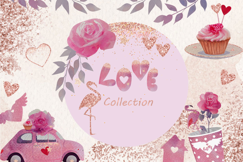 glitter-love-watercolor-collection
