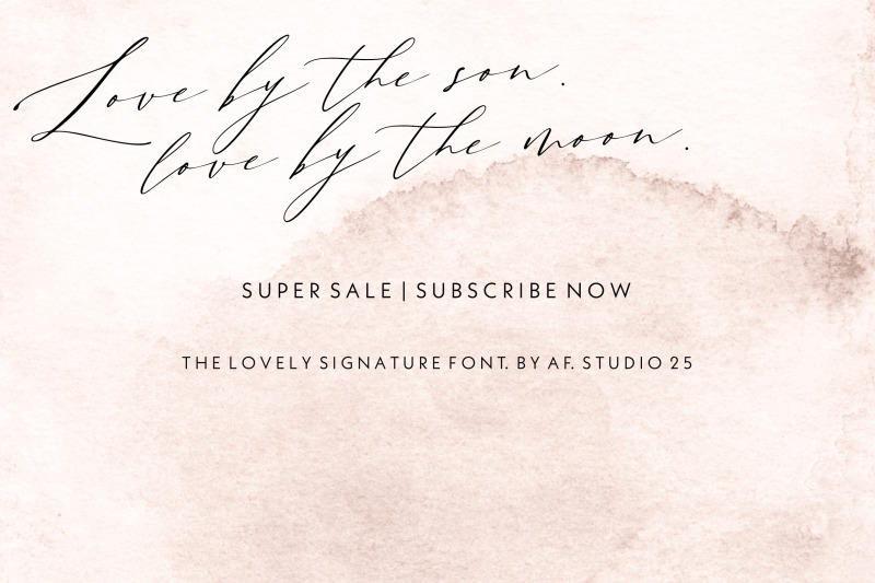 the-lovely-signature-font