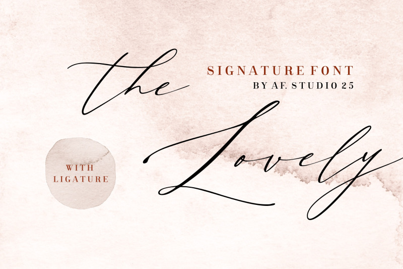 the-lovely-signature-font