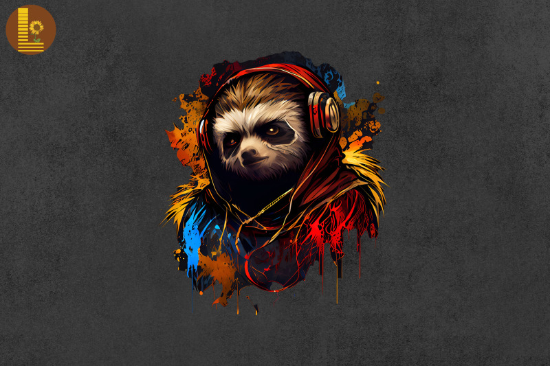 badass-gangster-sloth