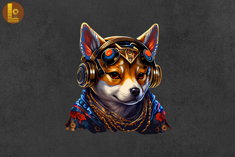 badass-gangster-shiba-inu