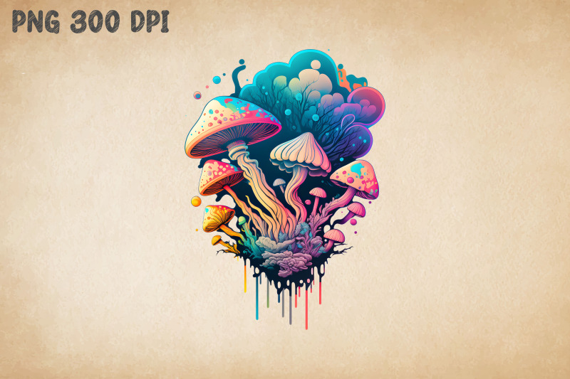 hippie-colorful-psychedelic-mushroom-art