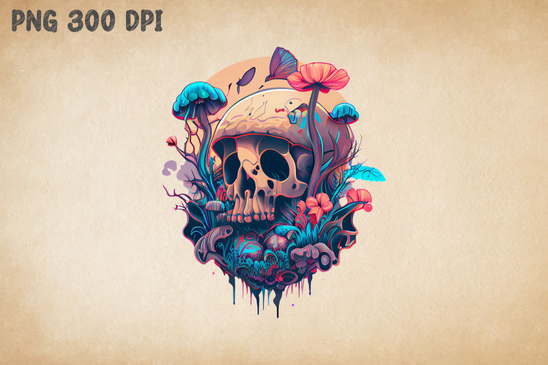 hippie-psychedelic-mushroom-amp-skull-3