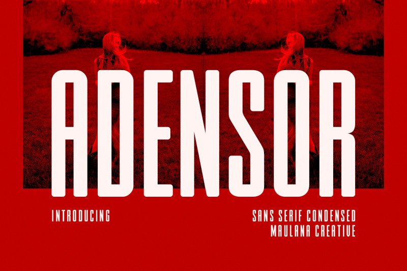 adensor-condensed-display-font