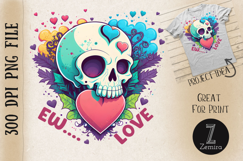 ew-love-heart-valentine-skull