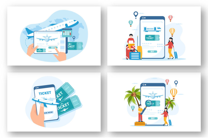 11-online-travel-ticket-store-illustration