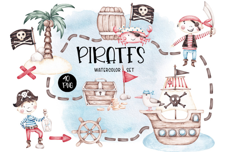watercolor-clip-art-quot-pirates-quot