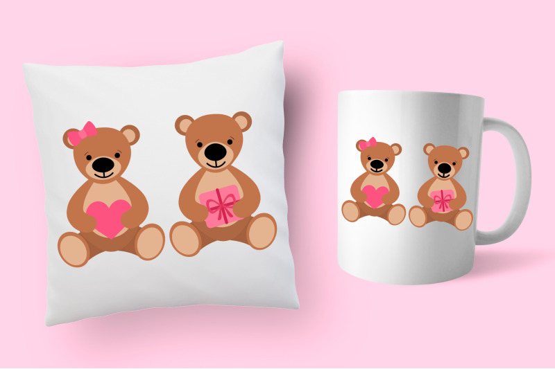 valentines-bears-sublimation-valentine-bear-t-shirt-design