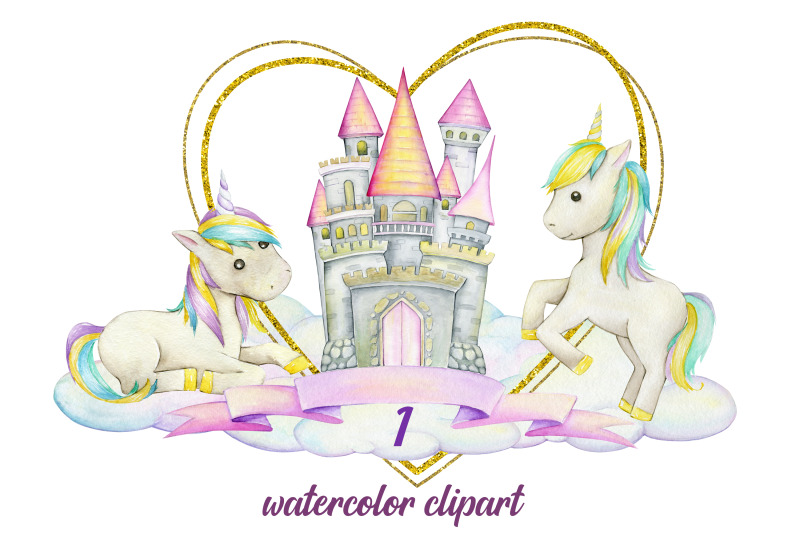unicorn-watercolor-clipart-frame-clip-art-magic-unicorn-graphics-c