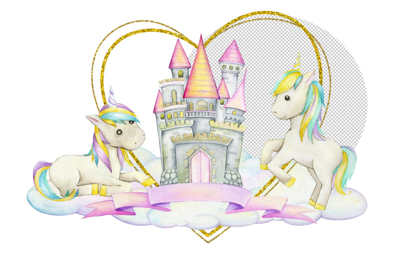 unicorn-watercolor-clipart-frame-clip-art-magic-unicorn-graphics-c