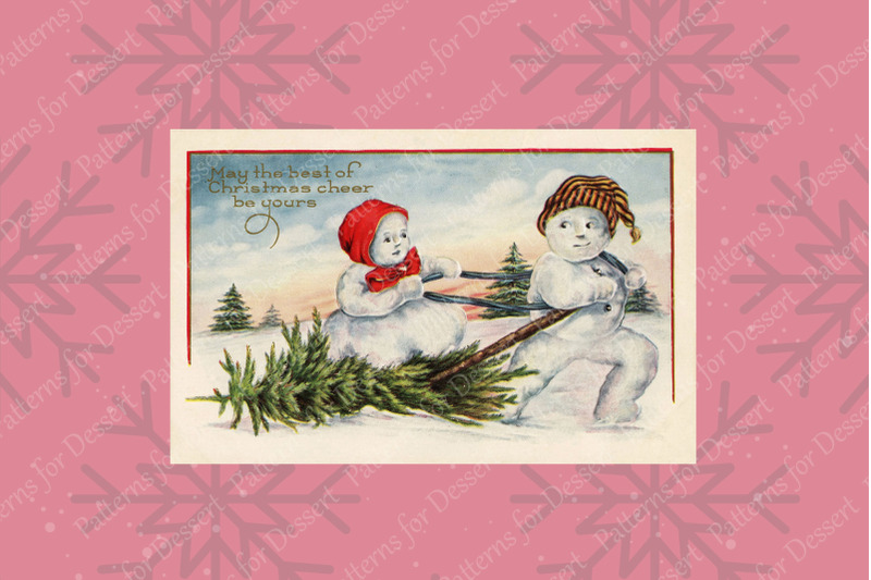 vintage-snowmen-christmas-amp-new-year-039-s-cards